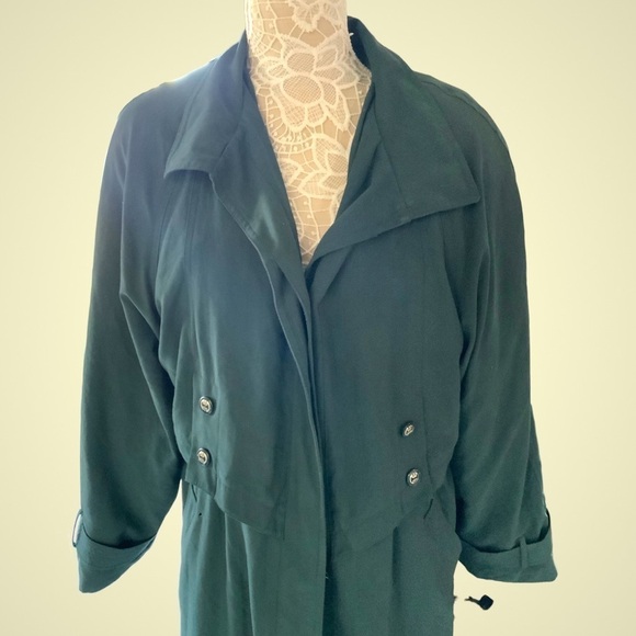 Reduced Price Full length Valerie Stevens Trench Coat SZ10 - Picture 2 of 7